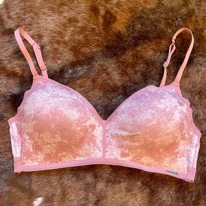 TAHARI pink tie-dye like bra, 36C